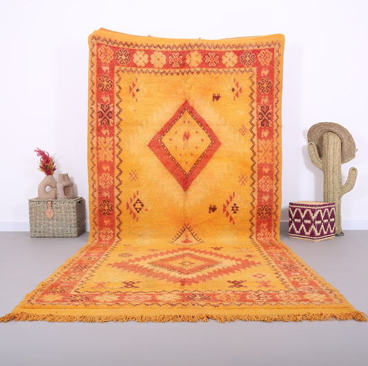 Vintage marokkanischer Taznakht-Teppich, 17,5 x 3,8 m, handgefertigter Berberteppich