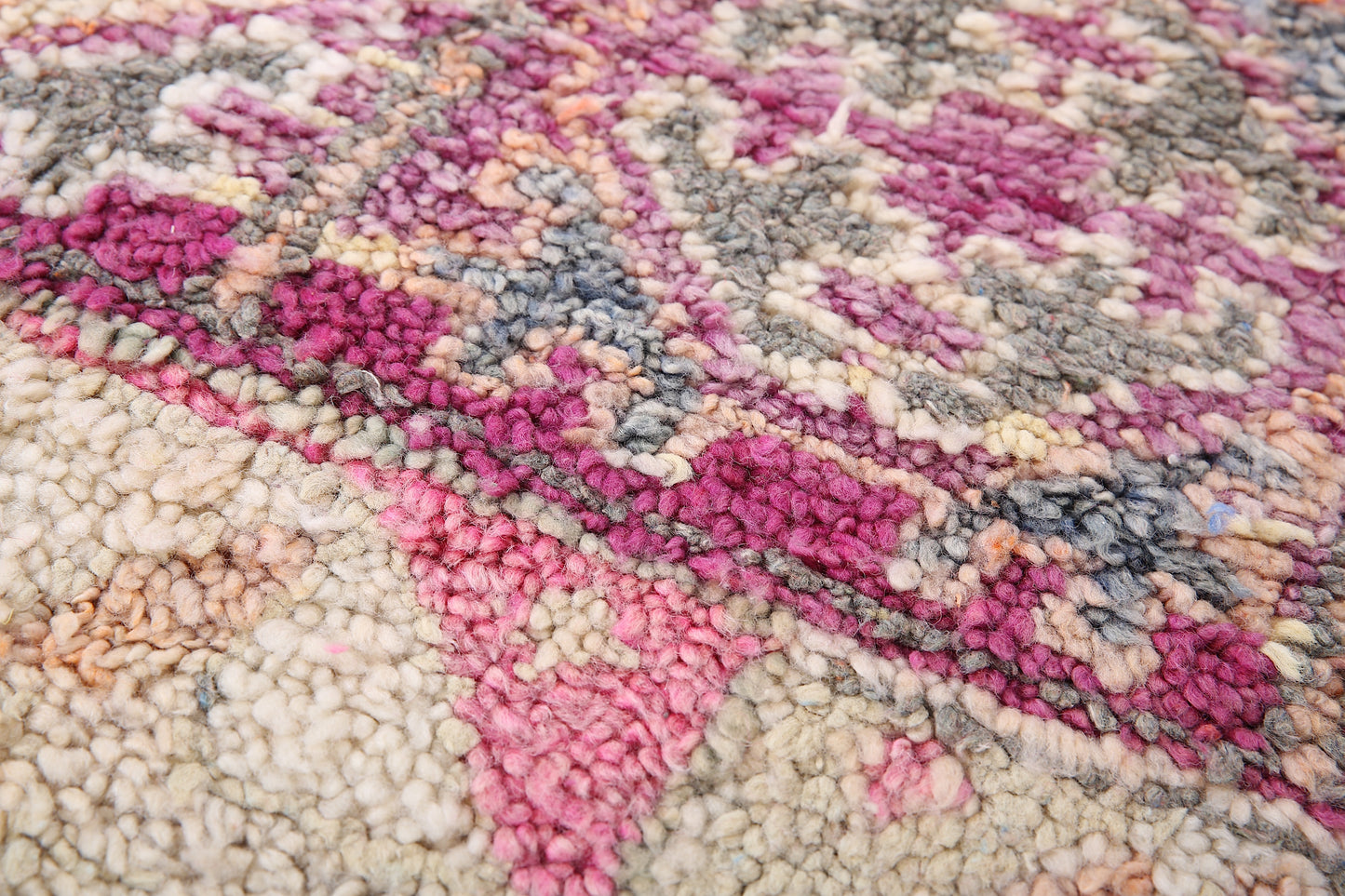 Fabelhafter marokkanischer Boujaad-Teppich im Vintage-Stil, 16,7 x 26,4 m – Beni-Mguild-Teppich – handgefertigter Teppich – Vintage-Tribal-Teppich – Bohème-Teppich – Berberteppich