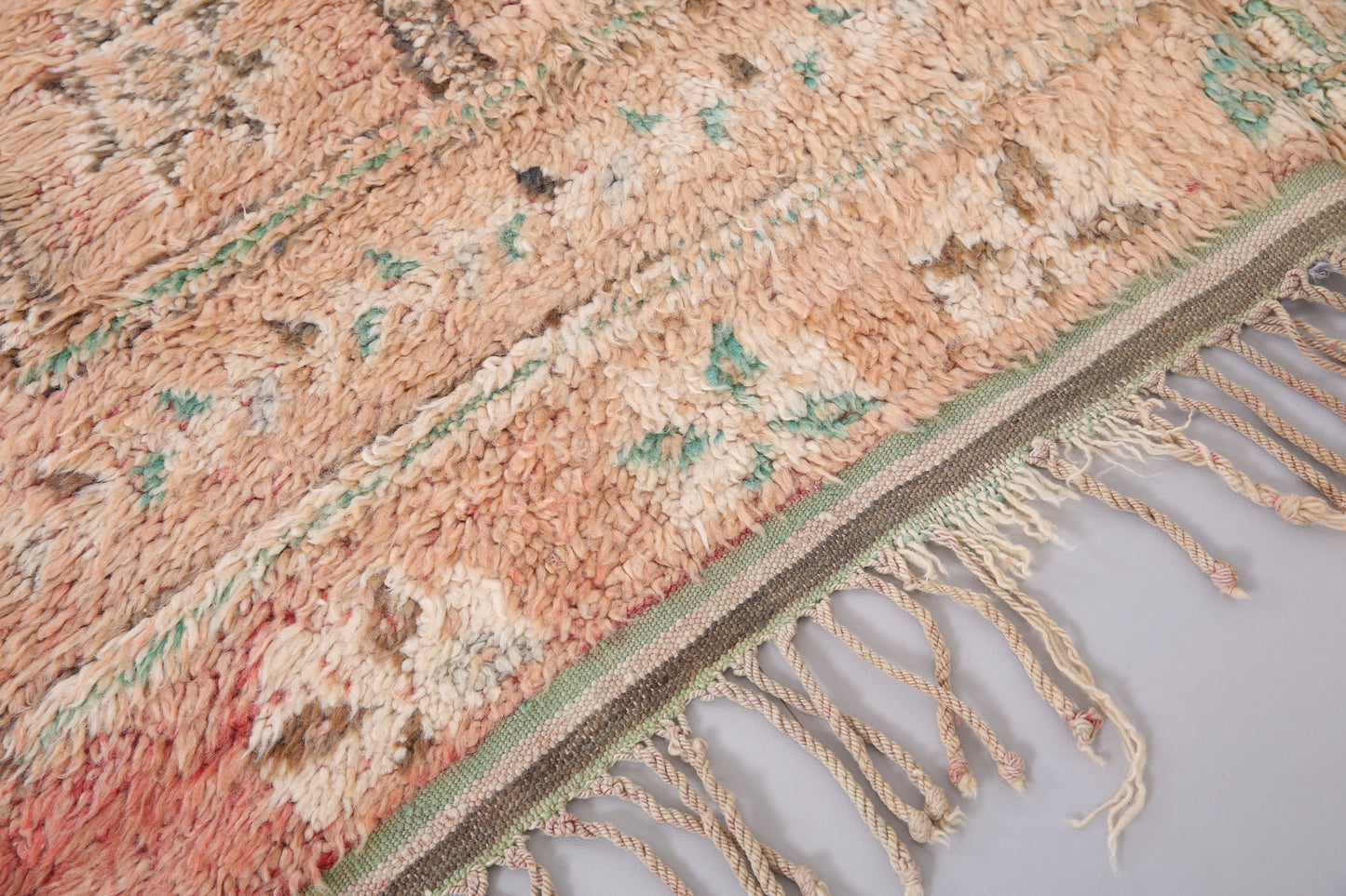 Vintage authentischer marokkanischer Berberteppich 5,5 FT x 7,3 FT - Vintage marokkanischer Teppich - handgemachter Teppich - Berberteppich - alter Boho-Teppich - Einzigartiger Teppich