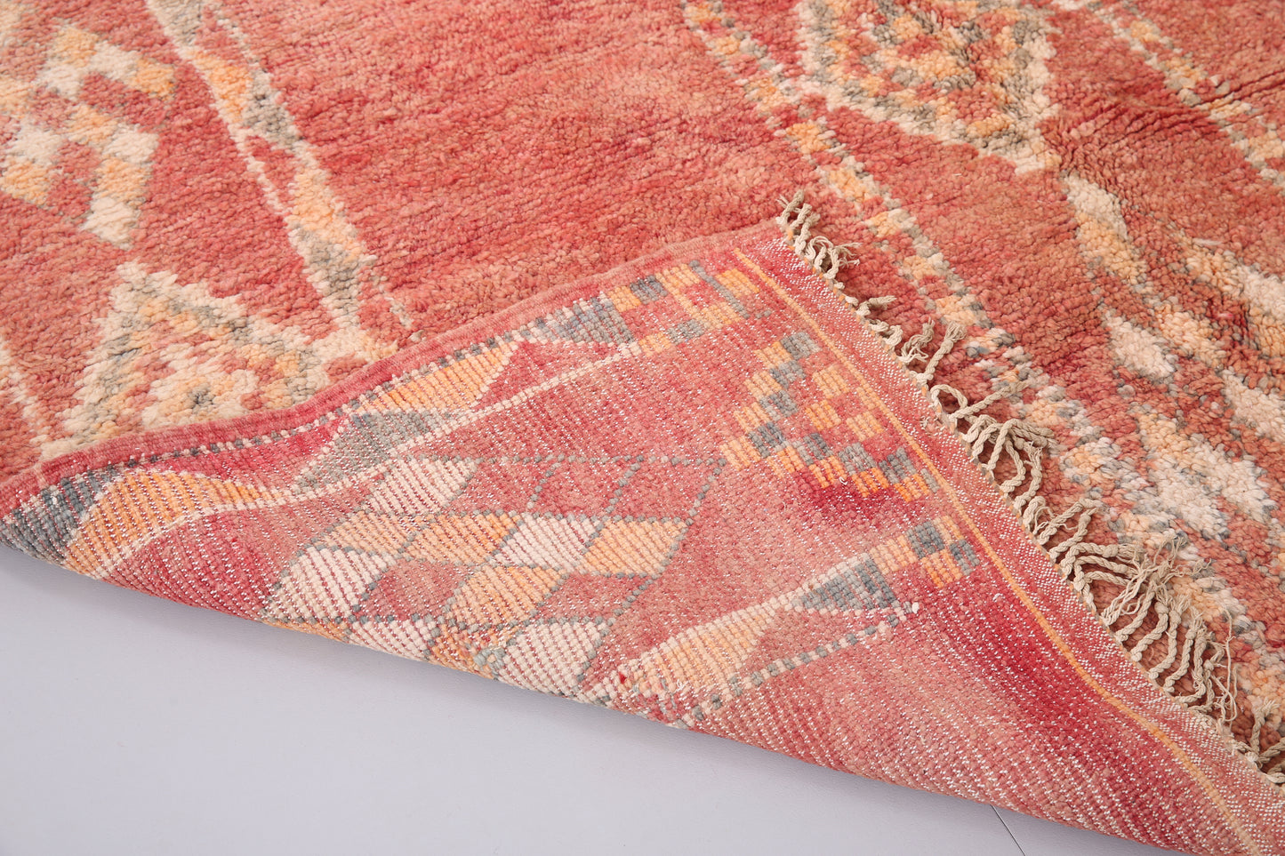 Fabuleux tapis marocain authentique 6,3 PI X 9,6 PI