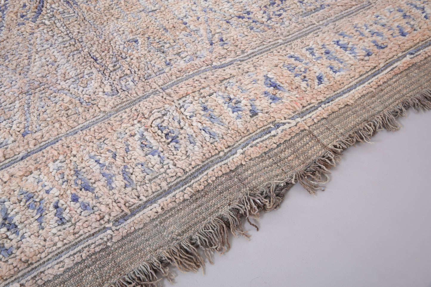 Handgefertigter Beni Mguild Teppich 6,2 FT x 10,2 FT - marokkanischer Vintage Teppich - handgemachter Tribal Teppich - alter Boho Teppich - marokkanischer Berber Teppich