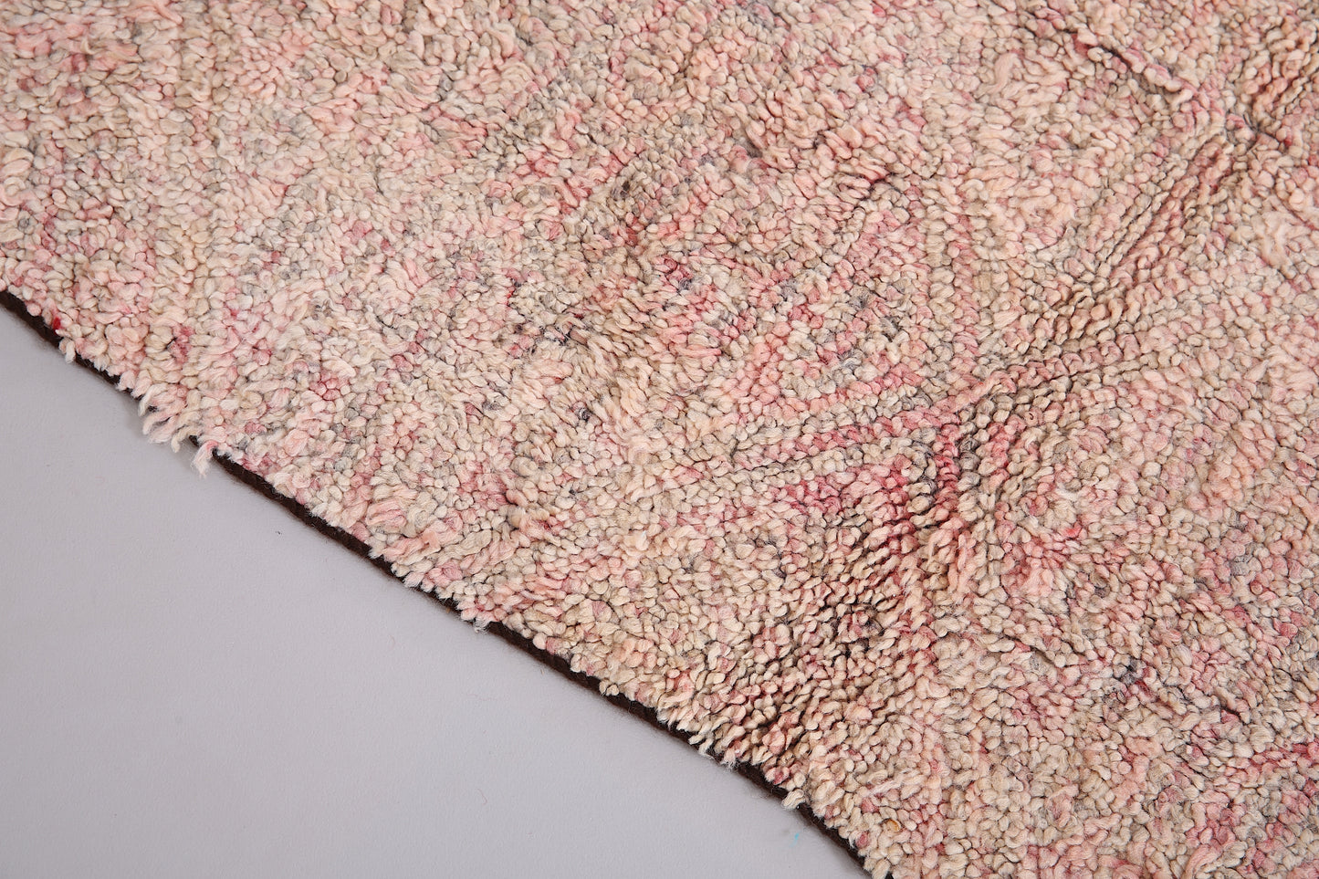 Flamingo Beni Mguild Teppich 6,7 FT x 8,6 FT - marokkanischer Vintage Teppich - handgemachter Tribal Teppich - alter Boho Teppich - marokkanischer Berberteppich