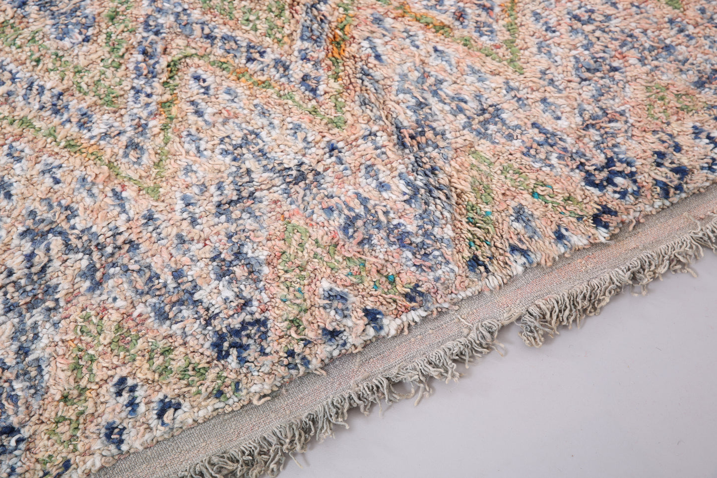 Handgefertigter Beni Mguild Teppich 5,6 FT x 10,5 FT - marokkanischer Vintage Teppich - handgemachter Tribal Teppich - alter Boho Teppich - marokkanischer Berber Teppich
