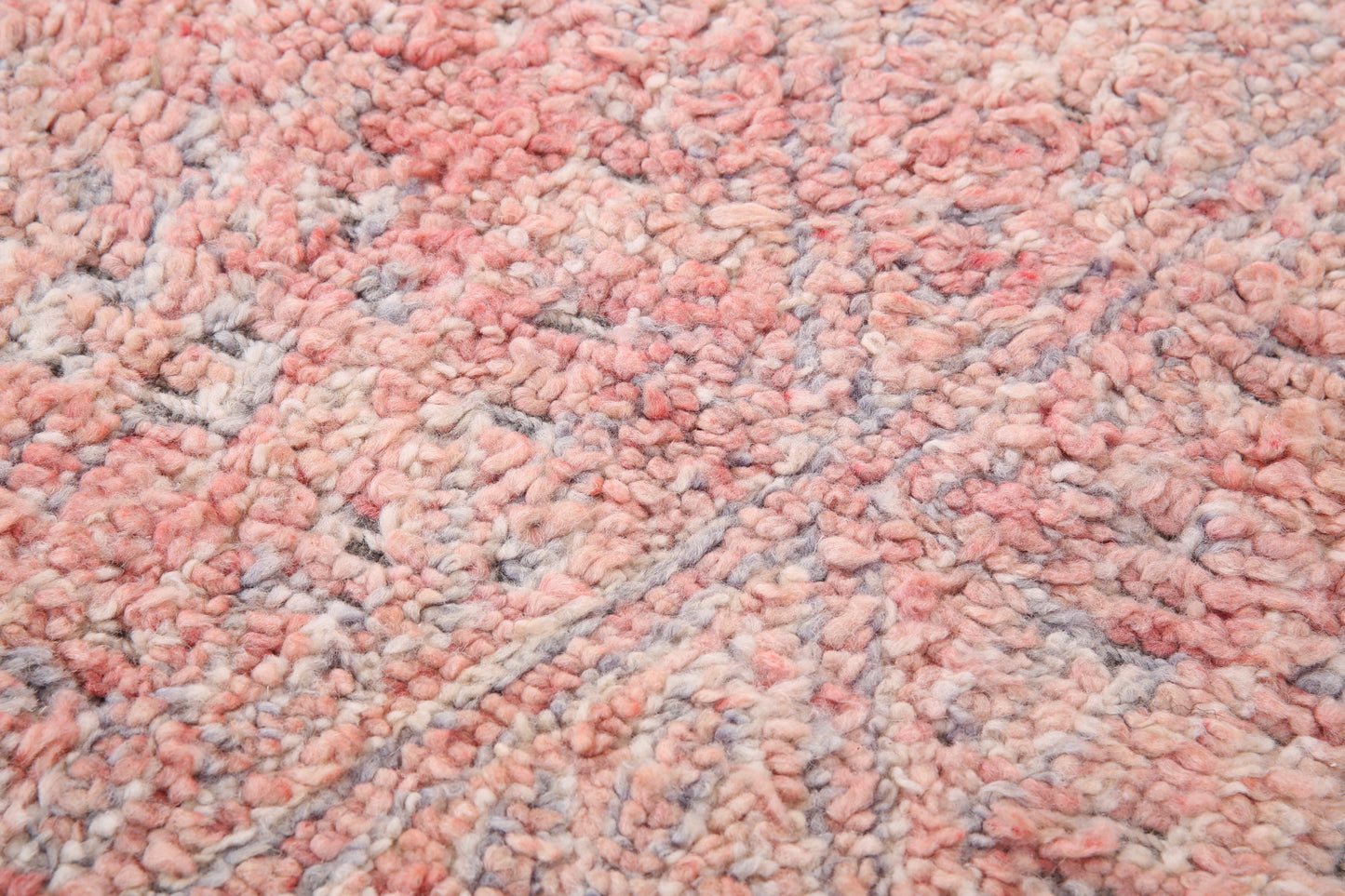 Flamingo pink beni mguild rug 6.5 FT X 11 FT