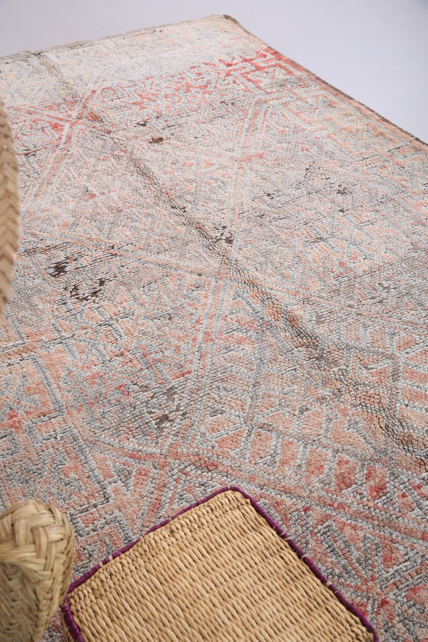 Vintage Beni Mguild Teppich 6 FT x 9,7 FT - marokkanischer Teppich