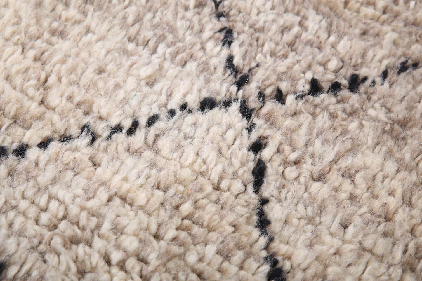 Kleiner Beni Ourain Teppich 2,2 FT x 4 FT - kleiner marokkanischer Teppich - handgemachter Berberteppich