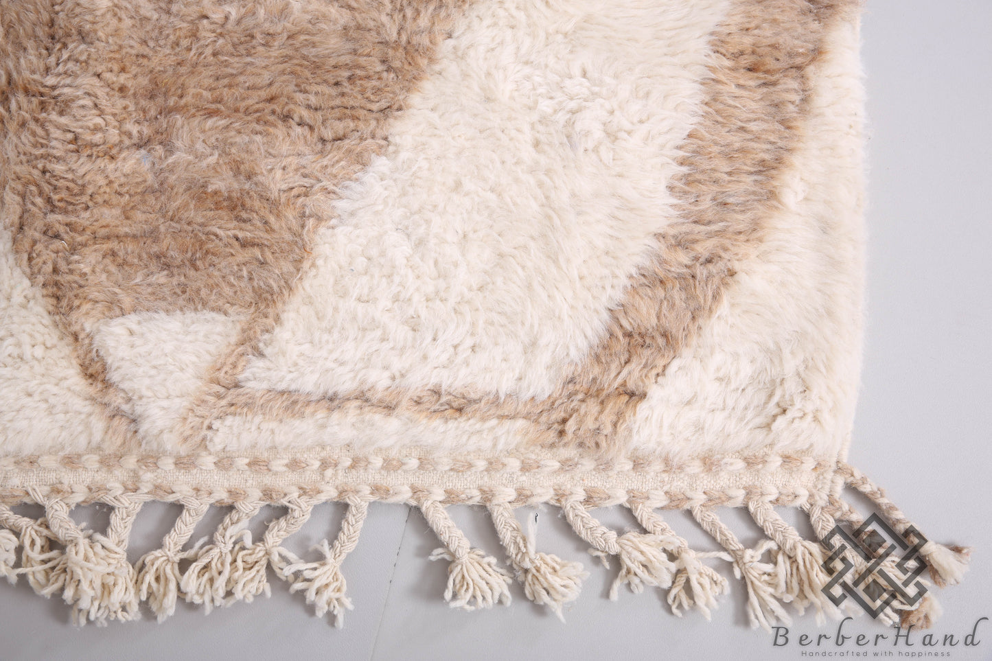 Custom Made Moroccan Beni Ourain Rug – Handwoven Berber Wool Carpet - made to order rug - custom moroccan rug