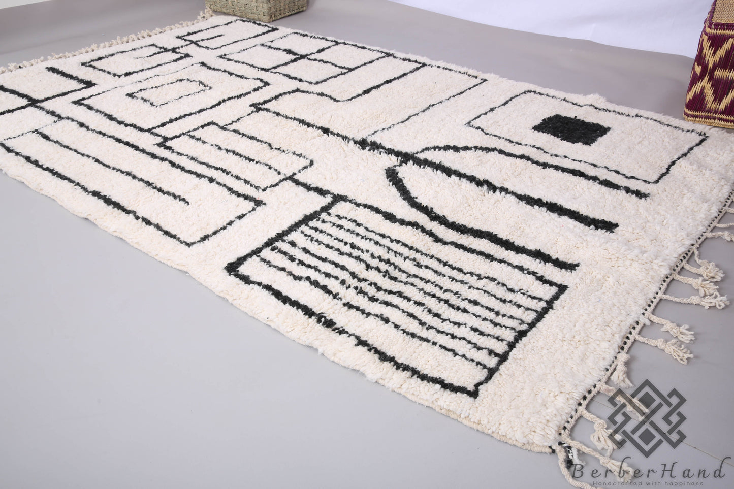 Maßgeschneiderter authentischer marokkanischer Teppich