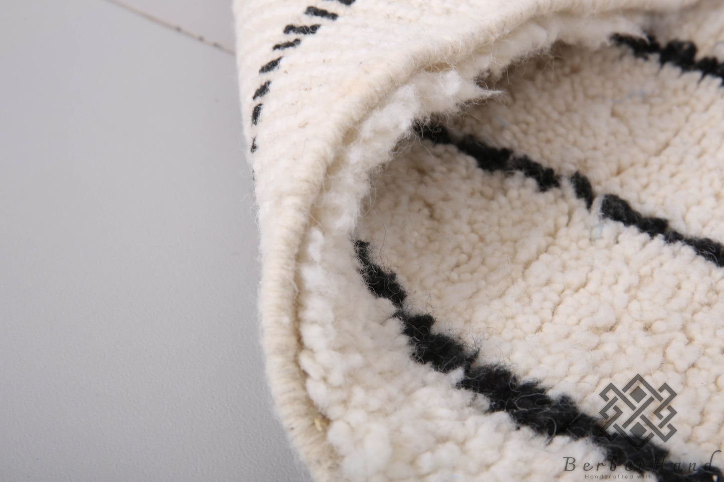 Custom Made Moroccan Beni Ourain Rug – Handwoven Berber Wool Carpet - made to order rug - custom moroccan rug