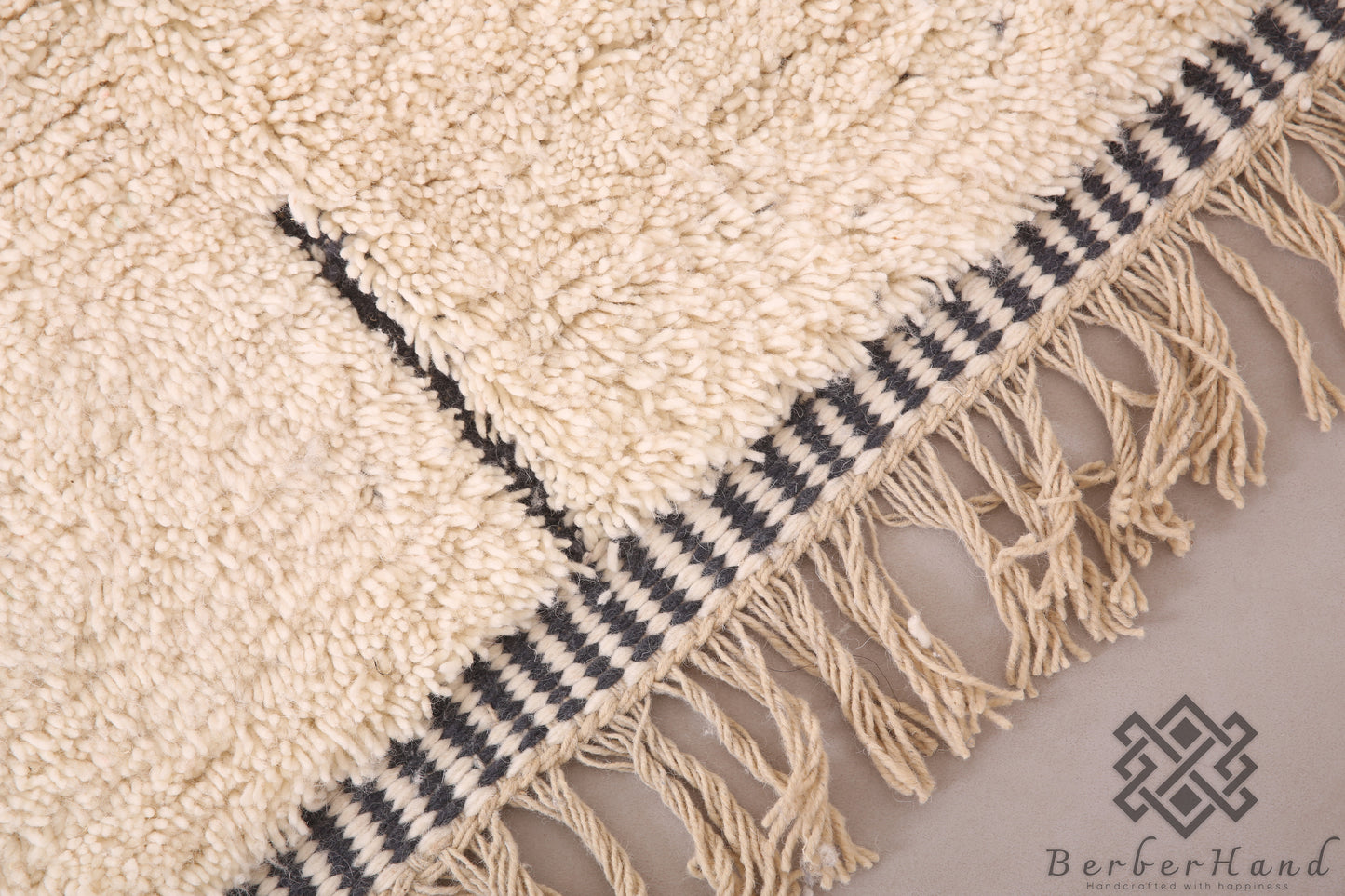 Custom Made Moroccan Beni Ourain Rug – Handwoven Berber Wool Carpet - made to order rug - custom moroccan rug