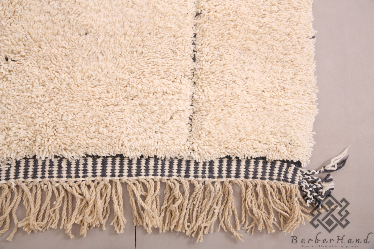 Custom Made Moroccan Beni Ourain Rug – Handwoven Berber Wool Carpet - made to order rug - custom moroccan rug