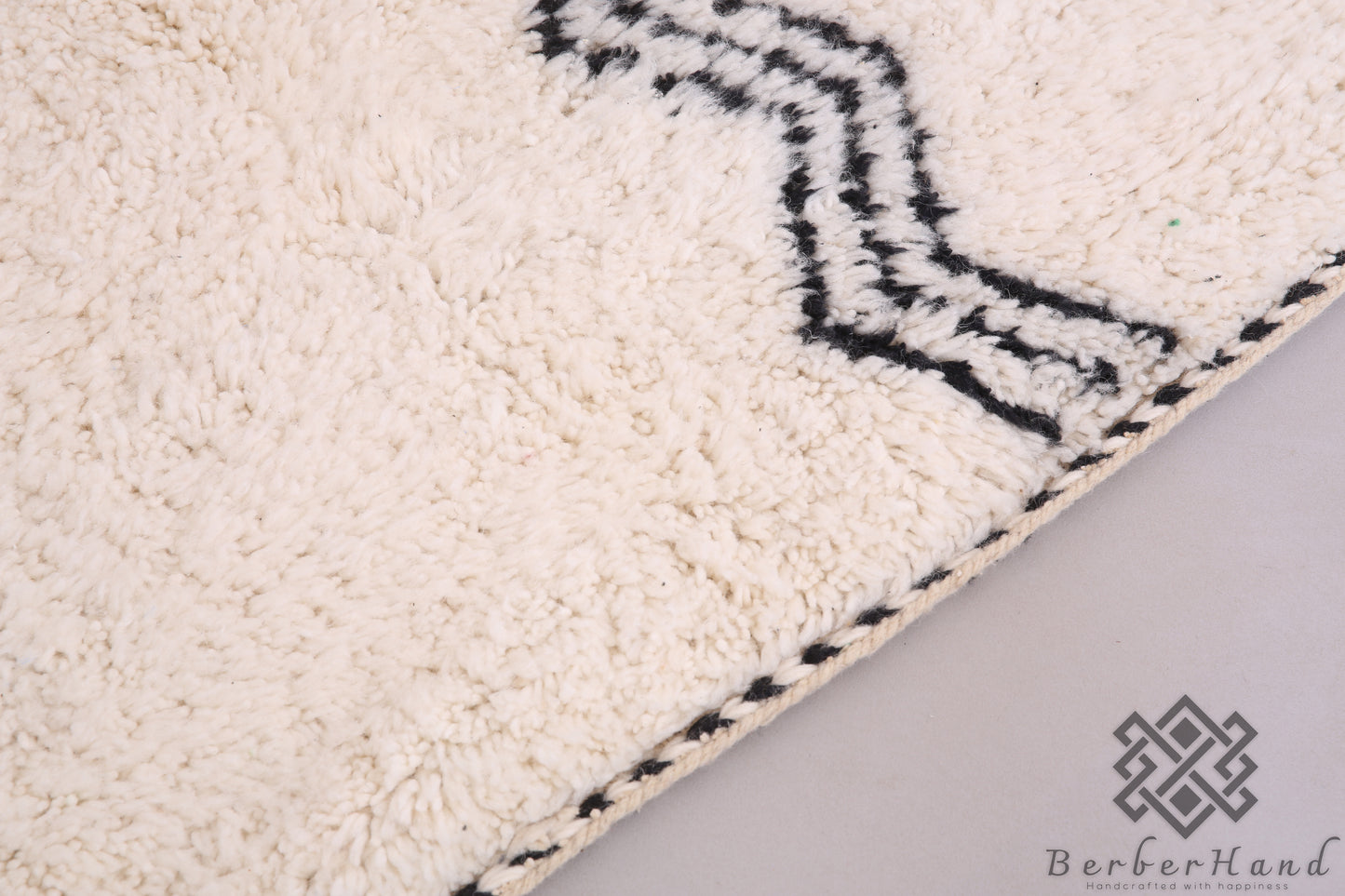 Custom Made Moroccan Beni Ourain Rug – Handwoven Berber Wool Carpet - made to order rug - custom moroccan rug