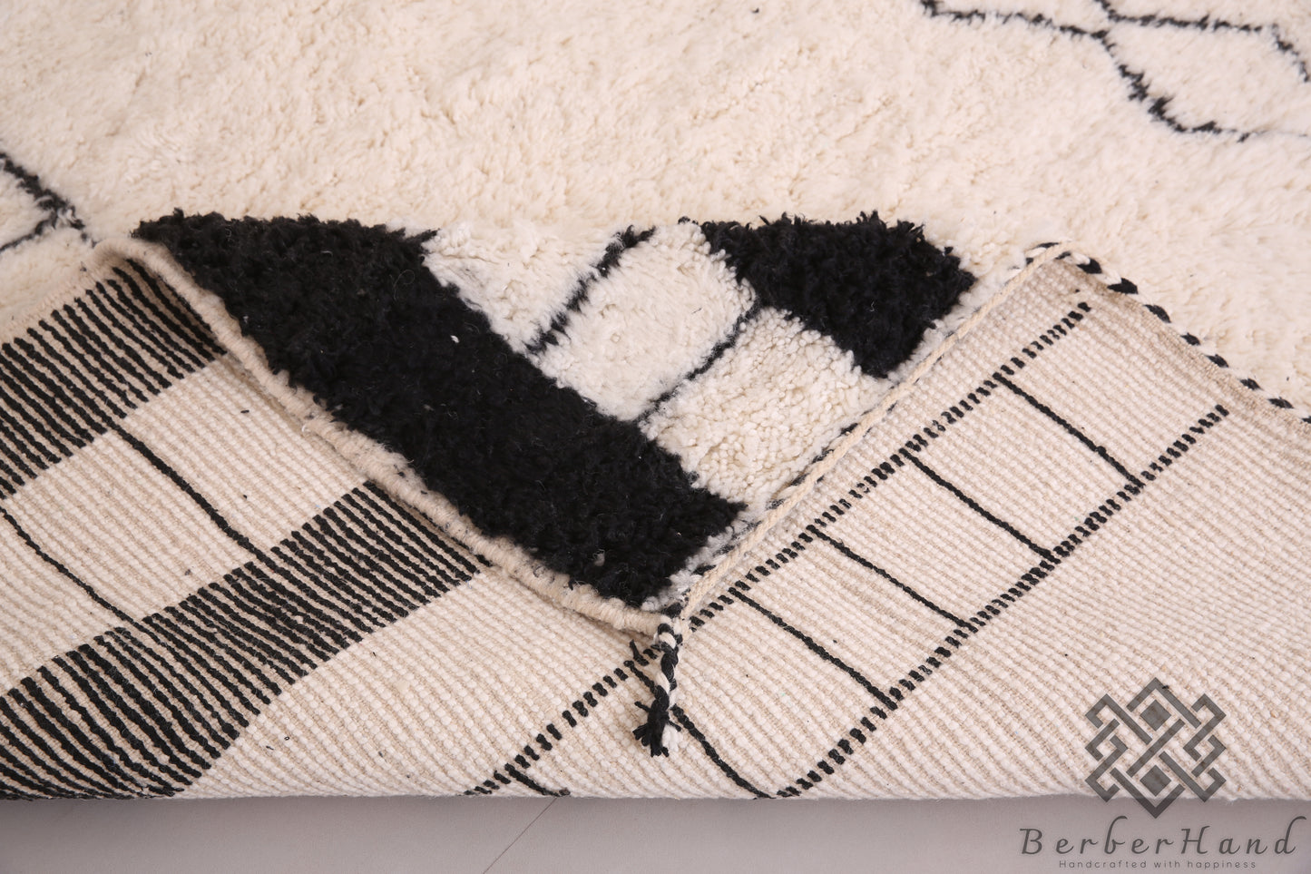 Custom Made Moroccan Beni Ourain Rug – Handwoven Berber Wool Carpet - made to order rug - custom moroccan rug