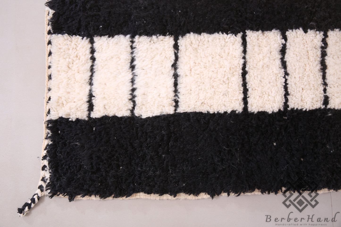 Custom Made Moroccan Beni Ourain Rug – Handwoven Berber Wool Carpet - made to order rug - custom moroccan rug