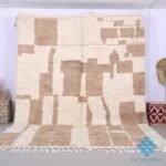 Custom moroccan rug - Moroccan rug - beni ourain rug - wool rug - handmade rug - beni ourain rug - ivory rug - berber rug hand knotted