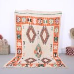 Vintage Azilal Rug, Moroccan rug 5.5 x 9.6 FT