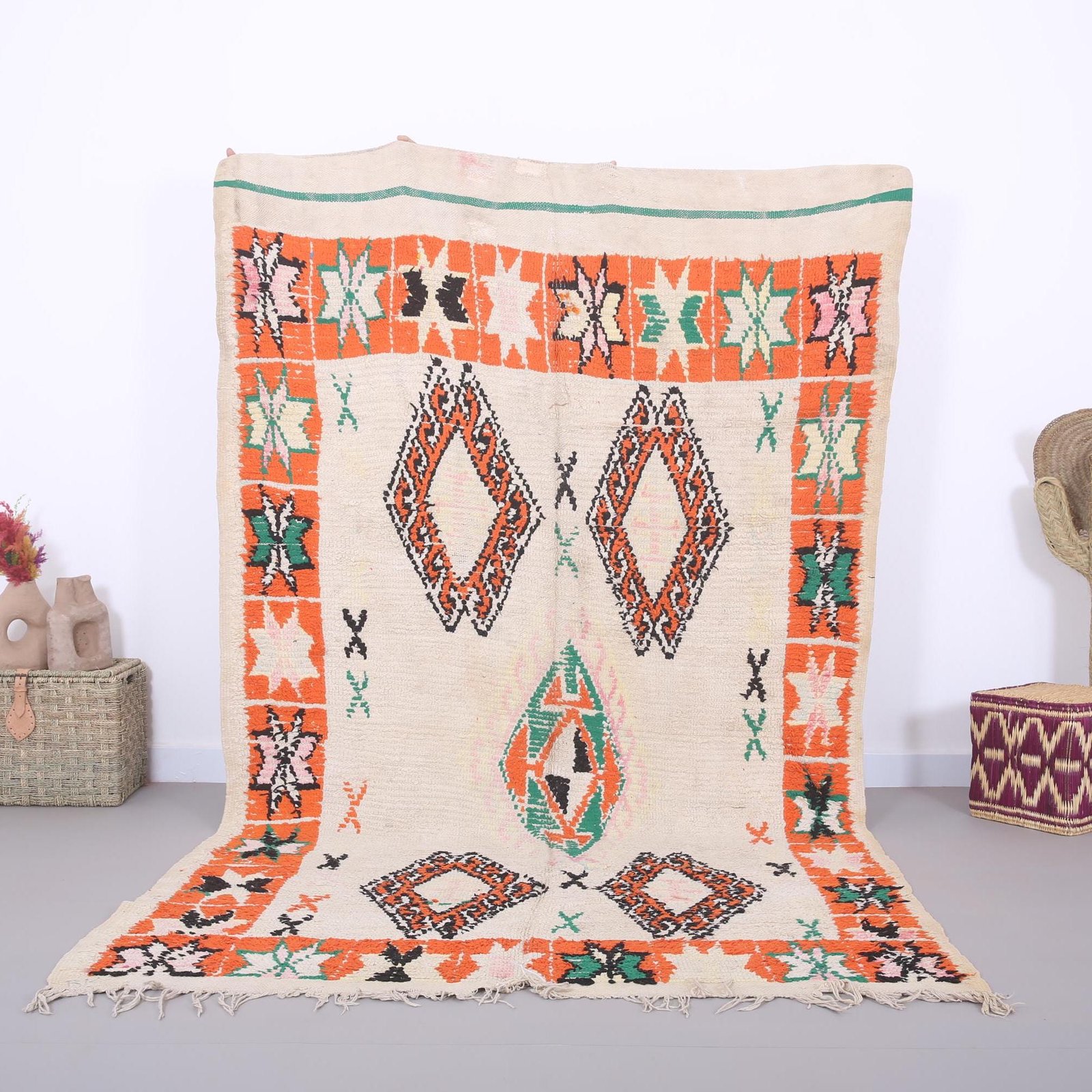 il_fullxfull.6540549400_ljnq Vintage Azilal Rug, Moroccan rug 5.5 x 9.6 FT - Image 1