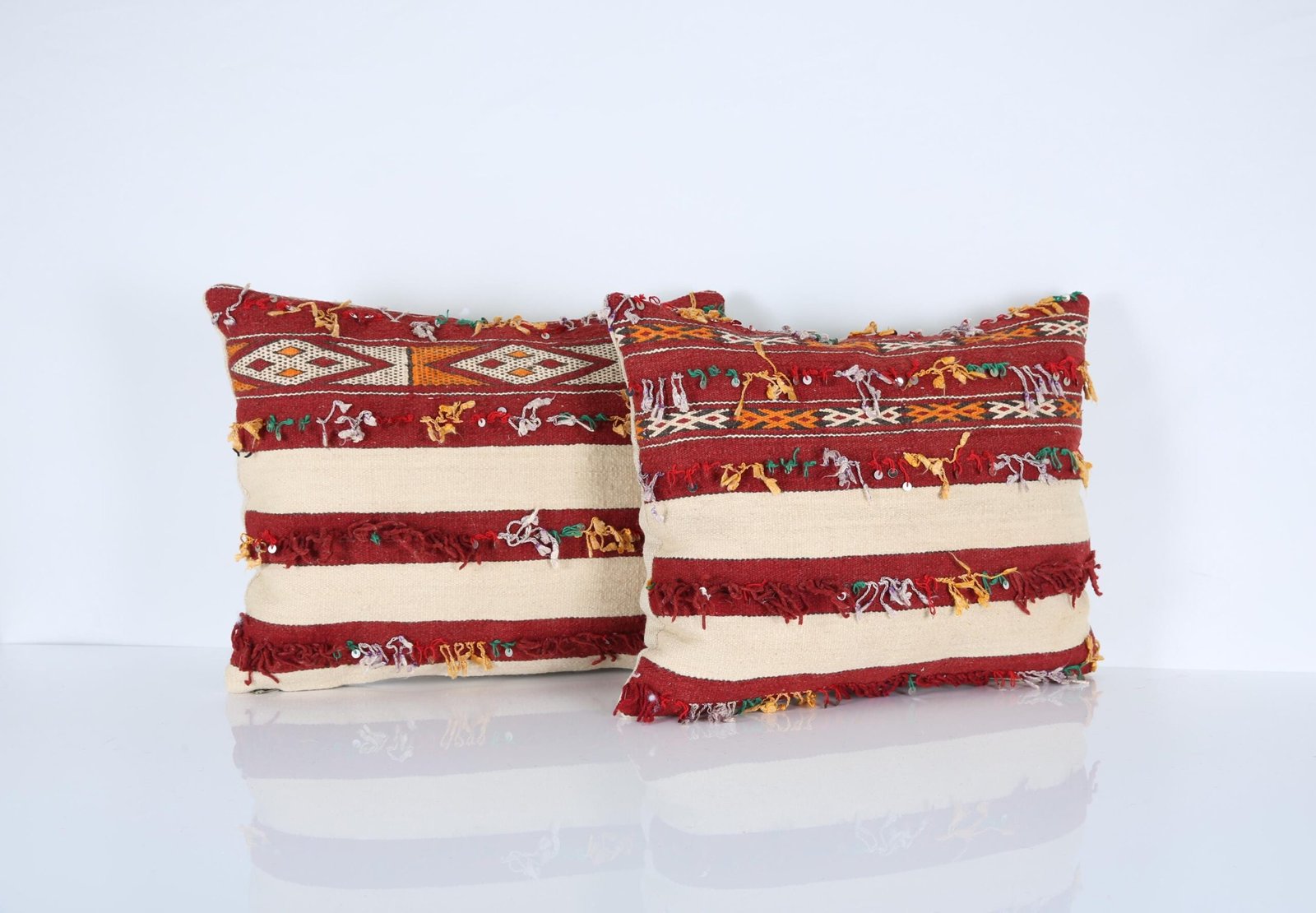 il_fullxfull.6553607315_t44u Set of 2 Vintage Berber Kilim Pillow Covers 15.7" x 23.6", Moroccan Pillows - Image 1