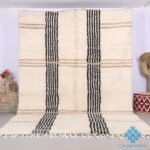 Custom moroccan rug - Moroccan rug - beni ourain rug - wool rug ivory - hand knotted rug - bohemian rug - berber rug - genuine lamb wool