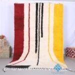 Custom moroccan rug - Moroccan rug - wool rug - handcrafted rug - Colorful rug - ivory rug - handmade rug - home decor - living room rug