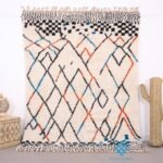 Custom moroccan rug - Moroccan rug - beni ourain rug - wool rug - handcrafted rug - Colorful rug - home decor moroccan - berber handmade rug