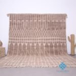 Custom moroccan rug - beni ourain rug - wool rug - handcrafted rug - Moroccan rug brown - bohemian rug - moroccan rug - ivory rug handmade