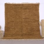 Custom moroccan rug - Moroccan rug - beni ourain rug - wool rug - handcrafted rug - Brown rug - berber rug - Moroccan rug hand knotted