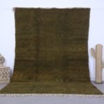 Sea Weed Green Custom moroccan rug - beni ourain rug - 100% wool rug - berber rug - Moroccan rug - bohemian rug - contemporary berber carpet