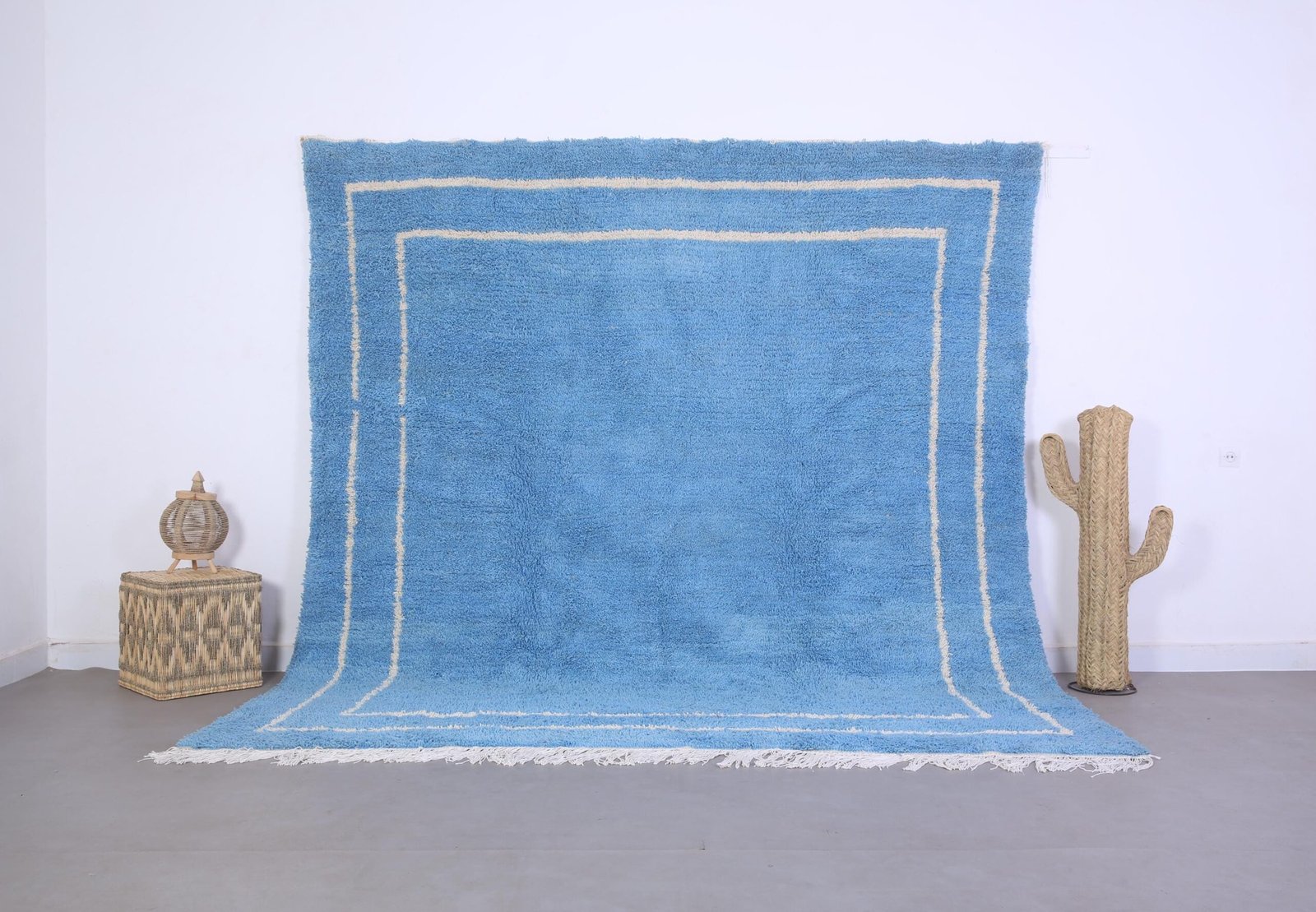il_fullxfull.6680108481_agq1 Blue Custom Handmade Rug, Moroccan rug - Image 1