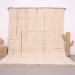 Custom moroccan rug - beni ourain rug - wool rug - Handcrafted rug - Moroccan rug - Ivory rug - contemporary rug - berber rug - Home decor