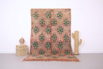 Vintage Berber Rug 6 x 9.5 FT - Vintage moroccan rug - Moroccan rug - Old moroccan rug - Berber wool rug - handmade rug - Vintage home decor
