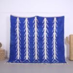 Blue moroccan rug 7 x 6.4 ft- Moroccan rug - Vintage moroccan rug - wool rug - handmade rug - berber rug - Moroccan home decor - Boujaad rug
