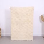 Small Boujaad Rug 2.7 x 4.1 ft - vintage moroccan rug - Moroccan rug - Peach rug moroccan - Berber rug - wool rug - handmade rug - small rug