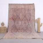 Vintage Beni Mguild Rug 6.5 x 10.7 FT - Moroccan rug - Vintage moroccan rug - All wool rug - Handmade rug - Berber rug - vintage home decor