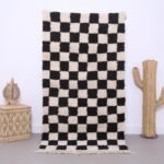 Handmade Beni Ourain Rug 3.1 x 5.8 ft - Moroccan Rug - Duty free