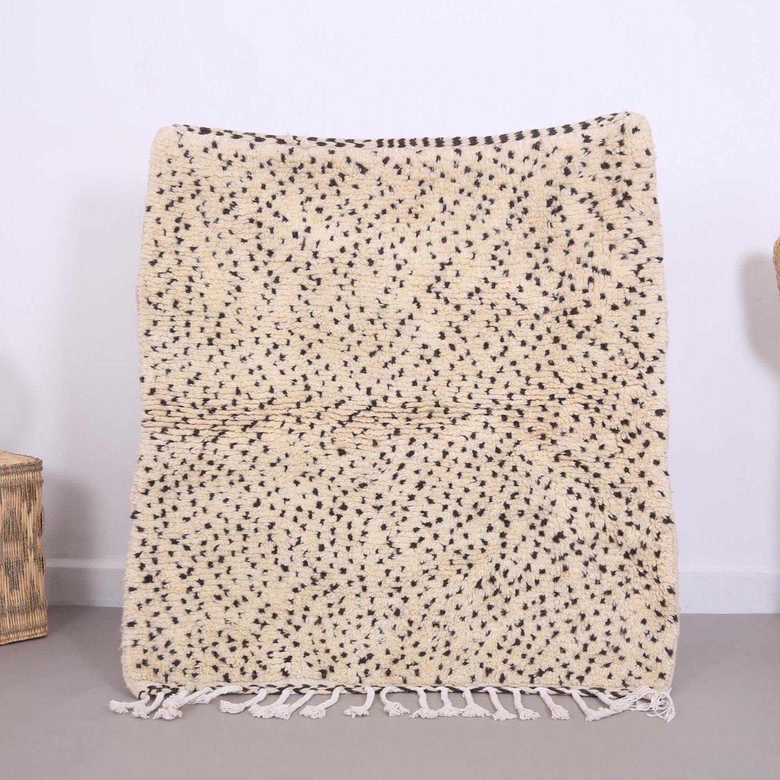 il_fullxfull.7043276185_1vn5 Small Dotted Beni Ourain Rug, Moroccan Rug 3.6 x 3.8 ft - Image 1