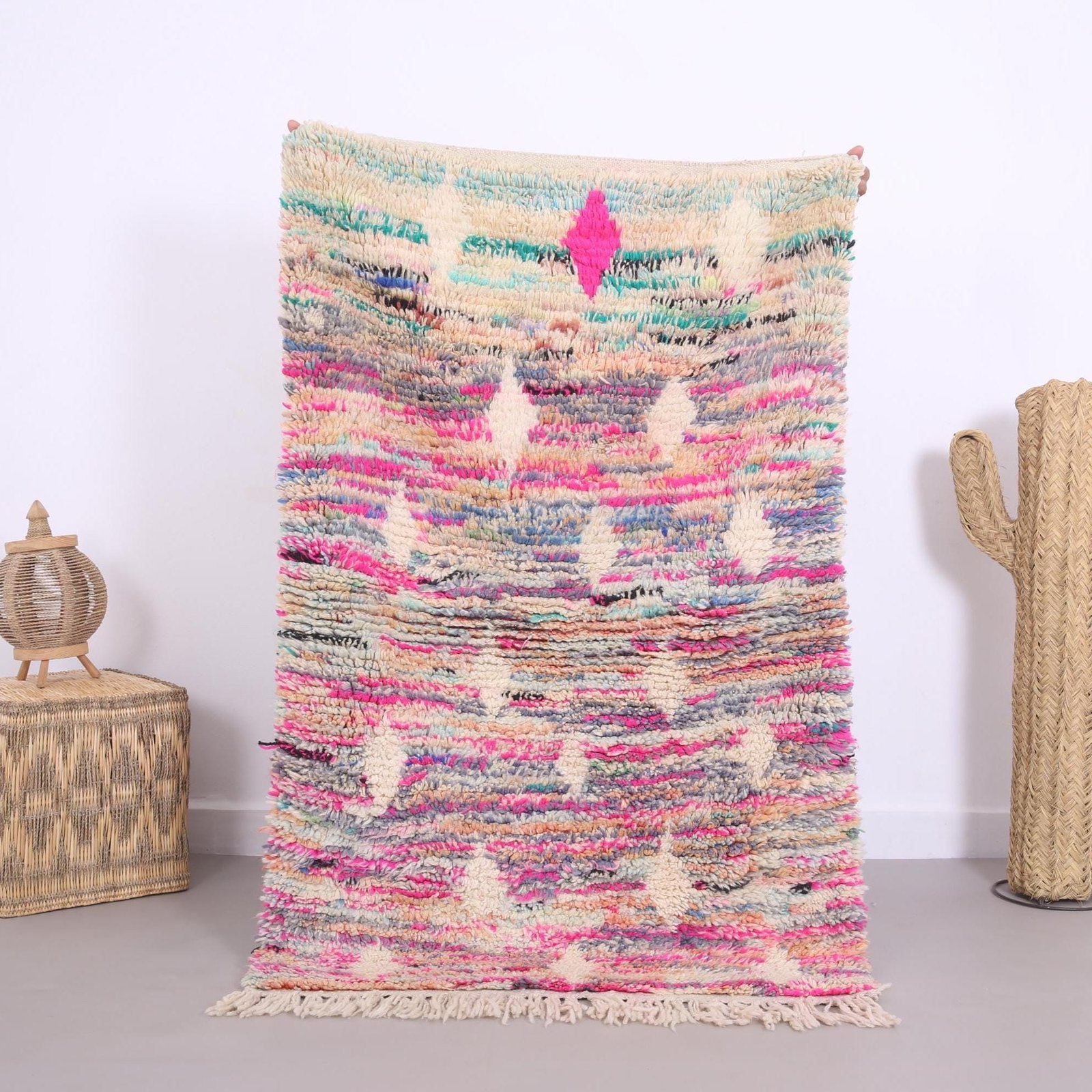 il_fullxfull.7091327189_ke5j Small Vintage Boujaad Rug 3.3 x 5.2 ft - Moroccan rug - Duty free - Image 1