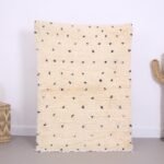 Handmade Brown Beni Ourain Rug: Moroccan Berber Wool Rug (3.1 x 4.4 ft.)