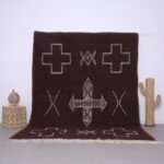 Vintage Kilim Rug 7.6 x 10 FT - Moroccan rug - Vintage moroccan rug - Berber Rug Old - Wool rug - Moroccan kilim rug  - Genuine Lamb Wool