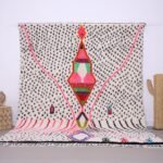 Custom Colorful Beni Ourain Rug, Moroccan rug, Duty free