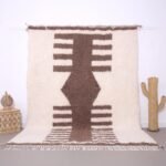 Brown Custom moroccan rug - Moroccan rug - Beni ourain rug - wool rug - handmade rug - berber rug - living room rug - moroccan home decor