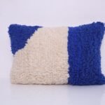 Vintage Moroccan Pillow 15.3''x 22.8" - Kilim Pillowcase - Handmade pillow cover - wool pillowcase - Berber Pillowcase - vintage pillowcase