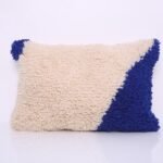 Vintage Moroccan Pillow 15.3''x 23.2" - Kilim Pillowcase - Handmade pillow cover - wool pillowcase - Berber Pillowcase - vintage pillowcase