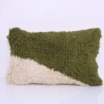 Vintage Moroccan Pillow 13.7''x 22.8" - Kilim Pillowcase - Handmade pillow cover - wool pillowcase - Berber Pillowcase - vintage pillowcase