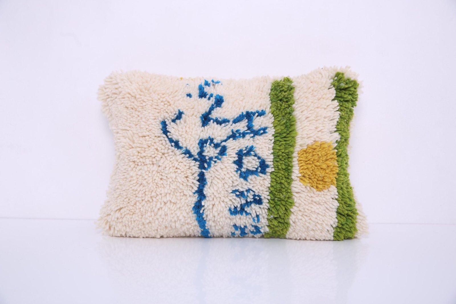 il_fullxfull.7414905503_qg87 Vintage Moroccan Pillow 14.5''x 21.2" - Kilim Pillowcase - Handmade pillow cover - wool pillowcase - Berber Pillowcase - vintage pillowcase - Image 1