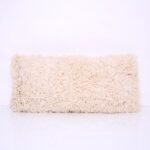 Vintage Moroccan Pillow 10.6''x 23.2" - Kilim Pillowcase - Handmade pillow cover - wool pillowcase - Berber Pillowcase - vintage pillowcase