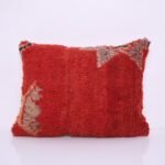 Vintage Moroccan Pillow 15.3''x 20.8" - Kilim Pillowcase - Handmade pillow cover - wool pillowcase - Berber Pillowcase - vintage pillowcase