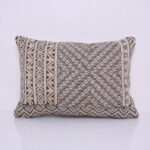 Vintage Moroccan Pillow 13.7''x 19.6" - Kilim Pillowcase - Handmade pillow cover - wool pillowcase - Berber Pillowcase - vintage pillowcase