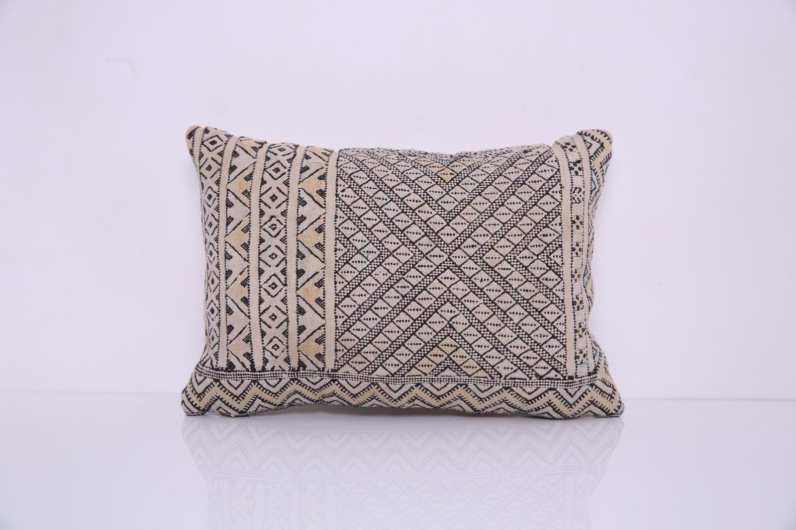il_fullxfull.7422053853_lfq0 Vintage Moroccan Pillow 13.7''x 19.6" - Kilim Pillowcase - Handmade pillow cover - wool pillowcase - Berber Pillowcase - vintage pillowcase - Image 1