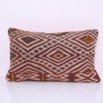 Vintage Moroccan Pillow 13.3''x 21.2" - Kilim Pillowcase - Handmade pillow cover - wool pillowcase - Berber Pillowcase - vintage pillowcase